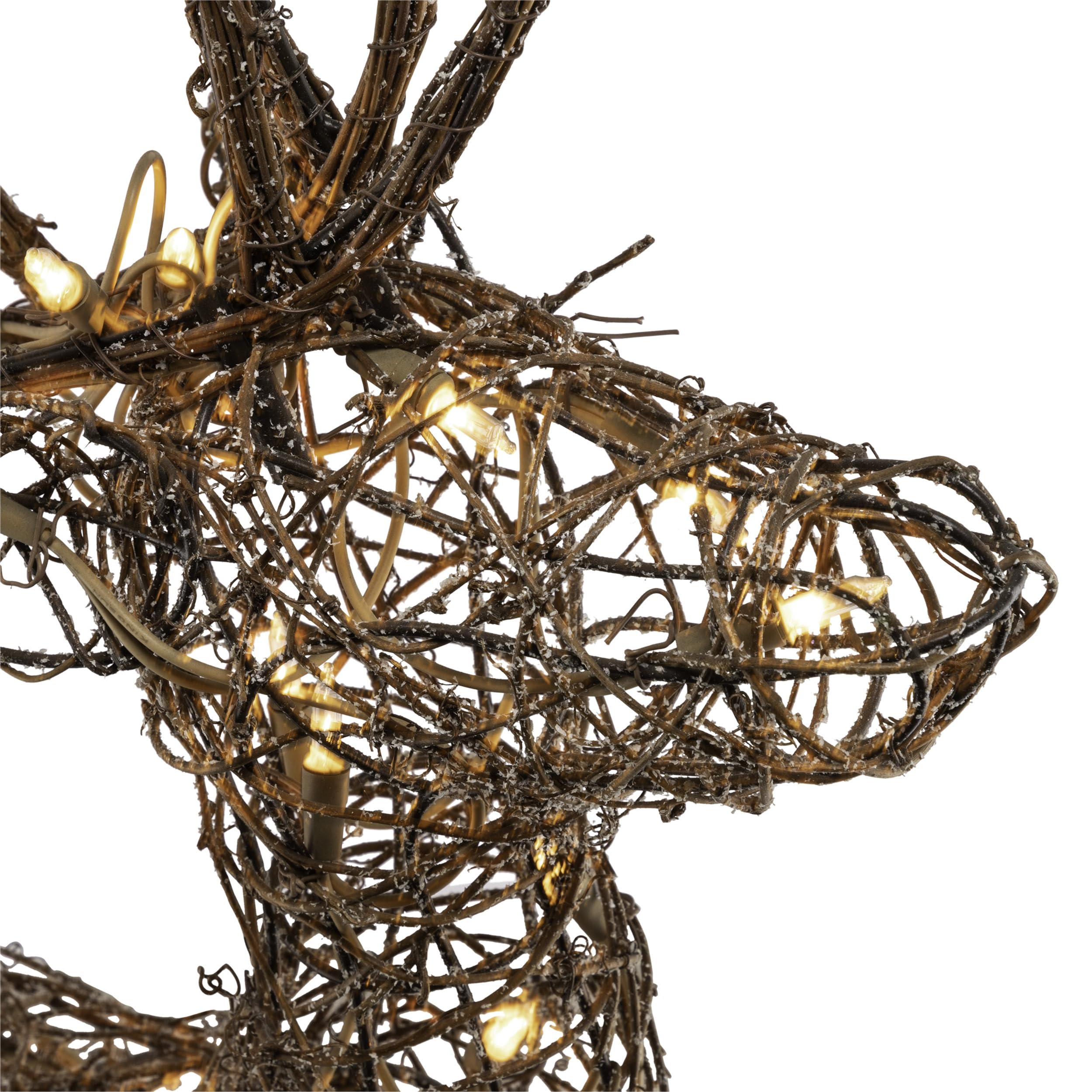 Alpine Rattan Reindeer packaging with product details