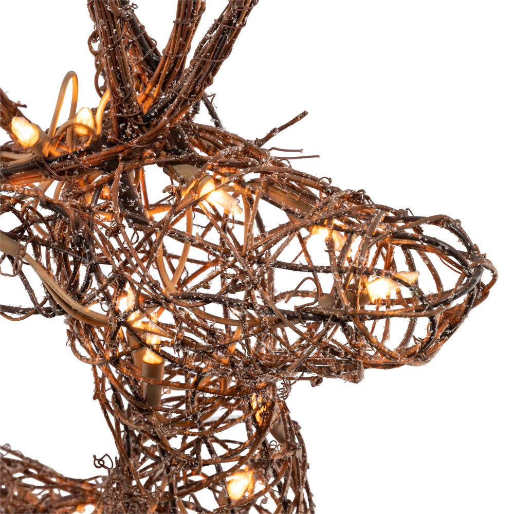Alpine Rattan Reindeer packaging with product details