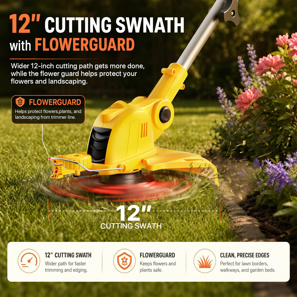 ALSO GO Cordless String Trimmer with battery and charger