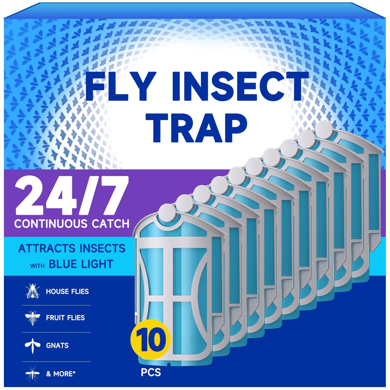 Altaz Flying Insect Trap Refills 10 Pack front view