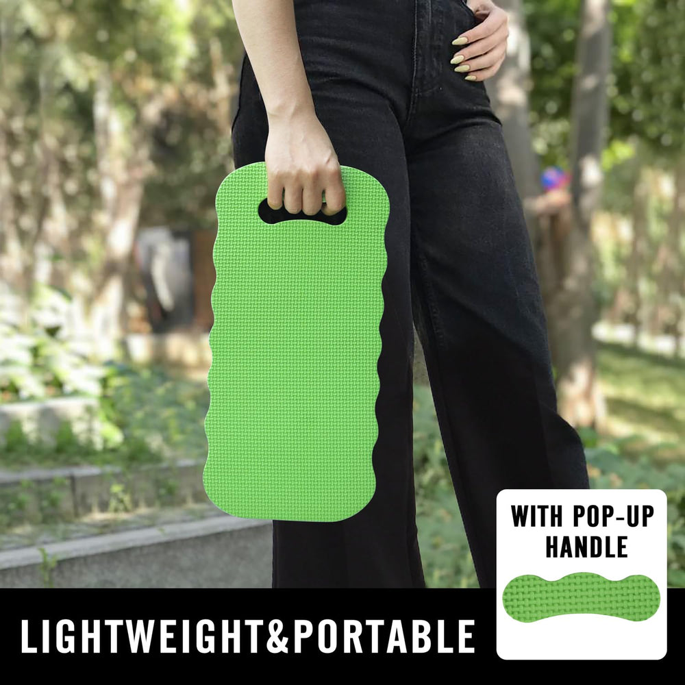 Altdorff kneeling pad in use during yoga practice