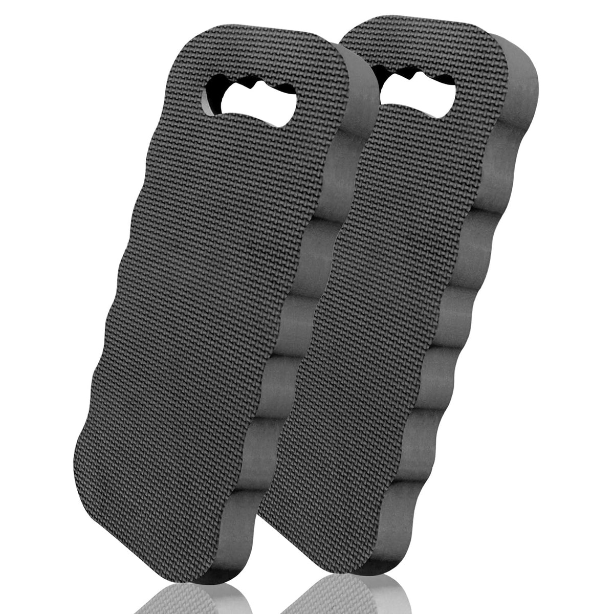 Altdorff Thick Kneeling Pad 2 Pack in Black, front view