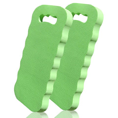 Altdorff Thick Kneeling Pad 2 Pack in green color on a garden surface