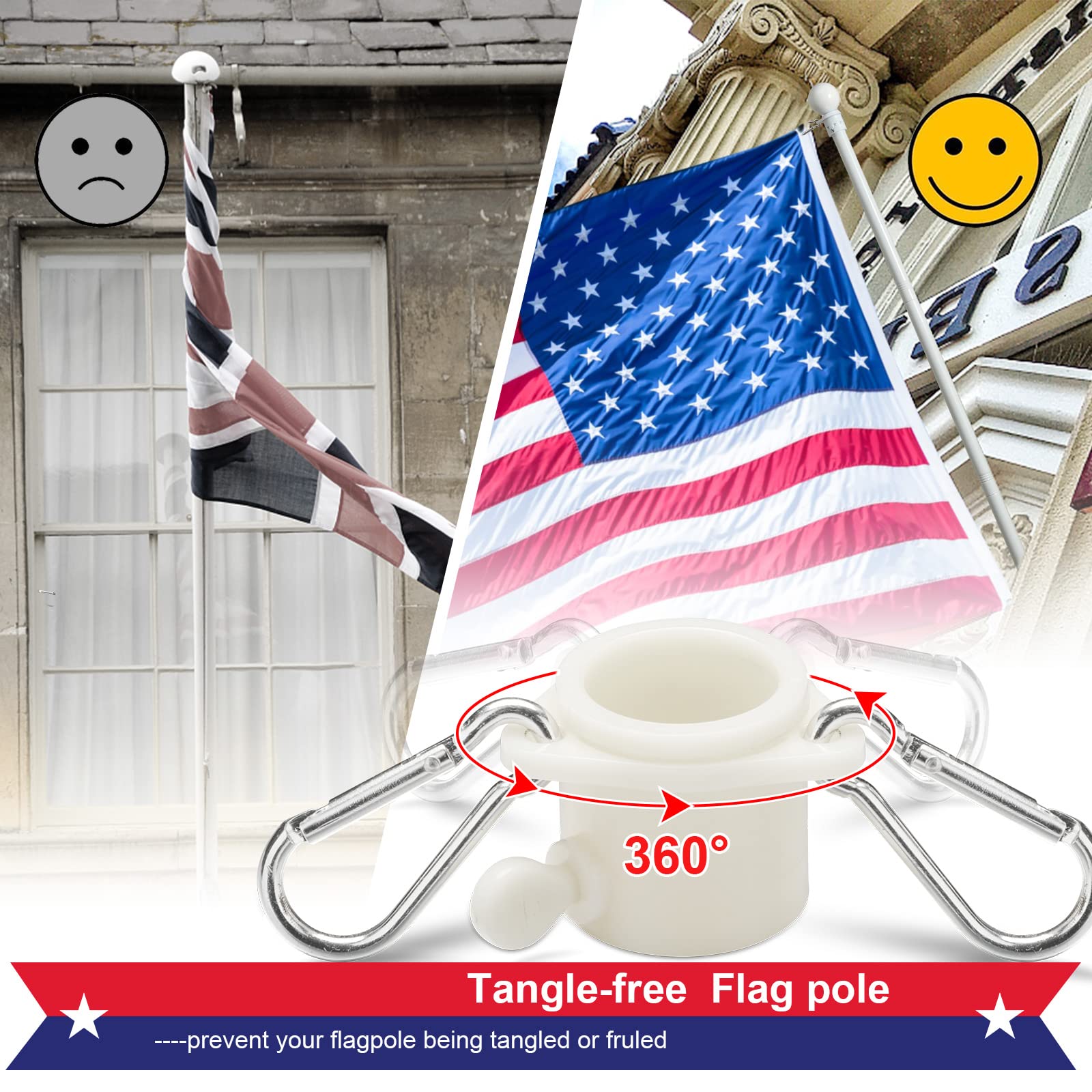 aluminum alloy bracket for flag mounting