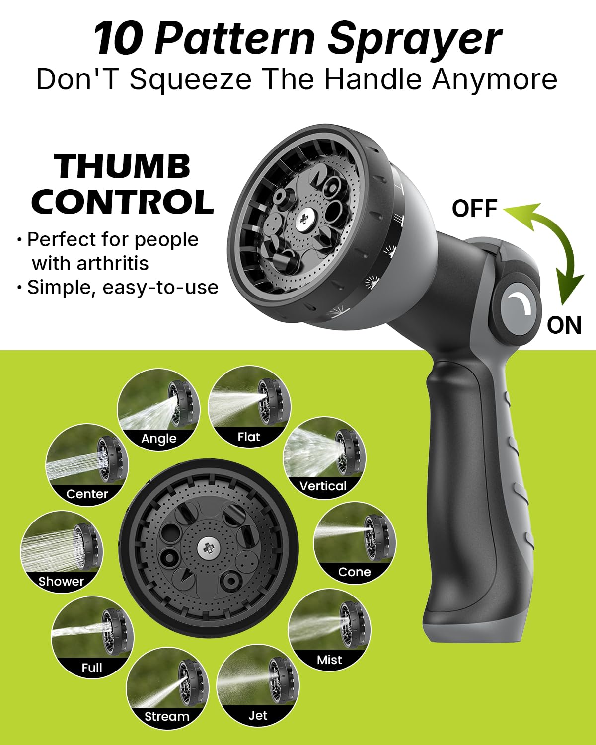 Aluminum fittings of Doorich garden hose for secure connection