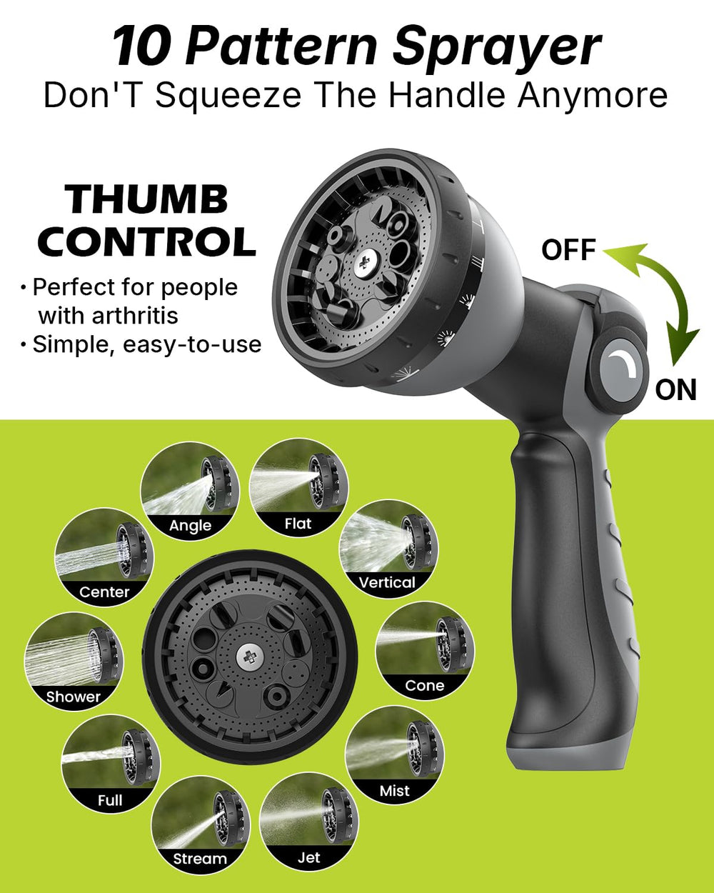 Aluminum fittings of Doorich garden hose for secure connection