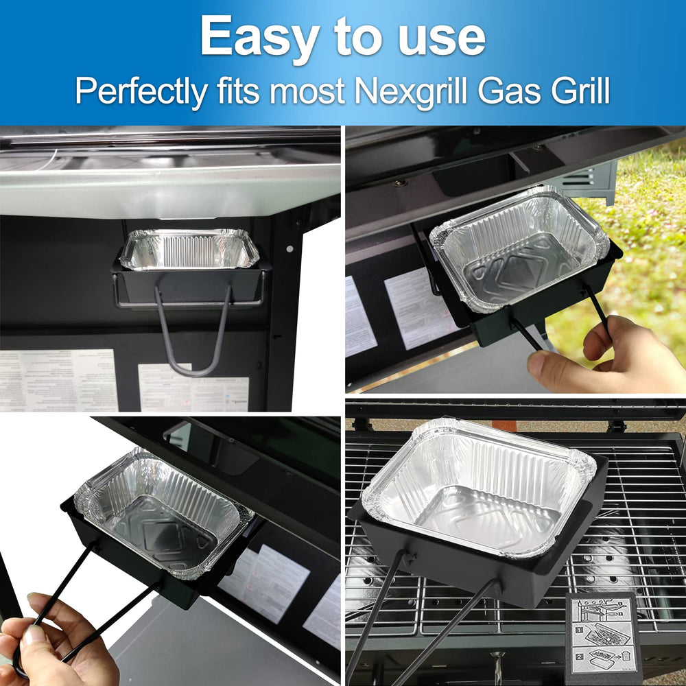 Aluminum foil liners included with Uniflasy grill drip pan