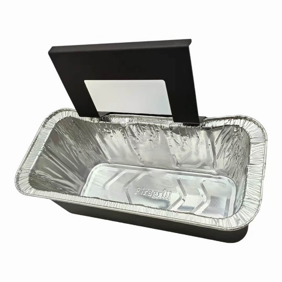 Aluminum foil trays included in Firsgrill Replacement Grease Cup Foil Tray package