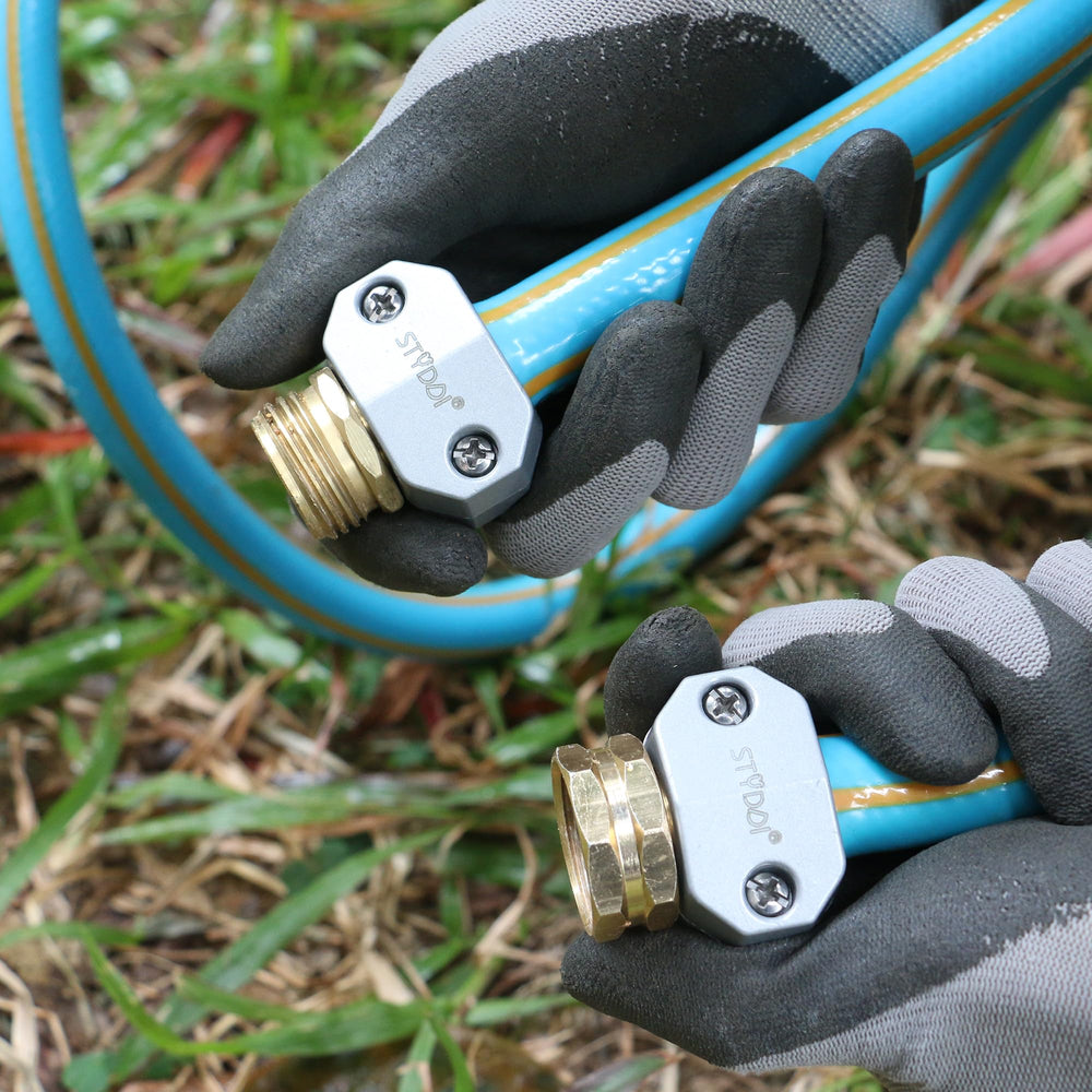 Aluminum male and female hose connectors from STYDDI