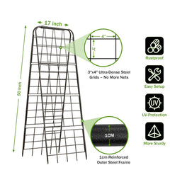 Alxcellion trellis showing adjustable height feature