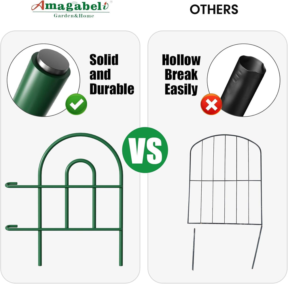 AMAGABELI decorative fence showing flexible shape options