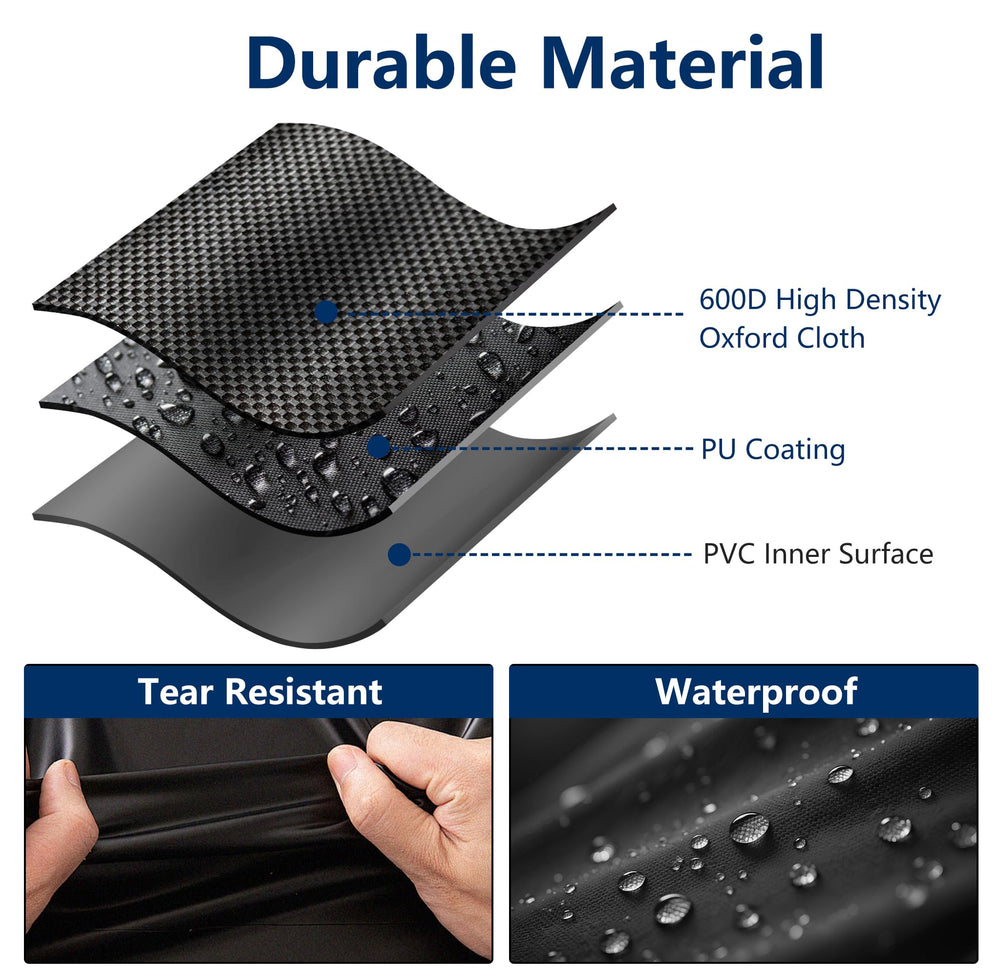 AMAGABELI firewood cover with dual air vents