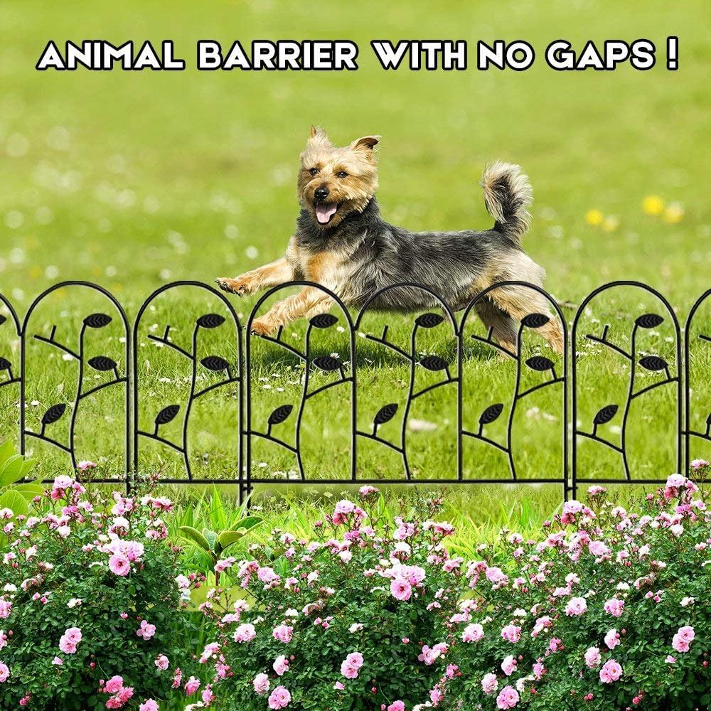 AMAGABELI garden fence in a yard setting, protecting plants from animals