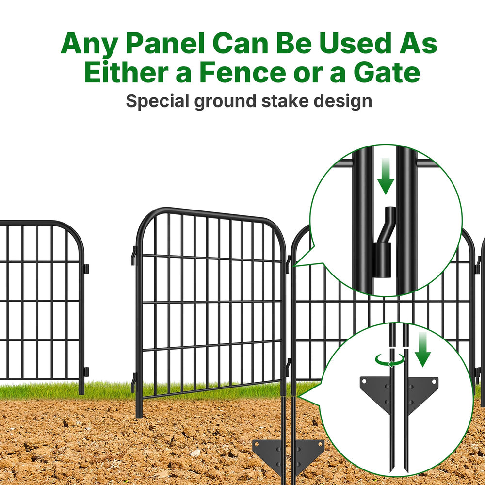 AMAGABELI garden fence in garden setting with flowers