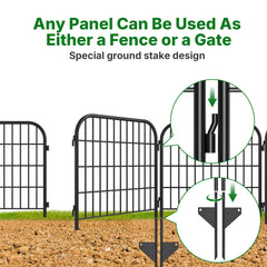 AMAGABELI garden fence in garden setting with flowers