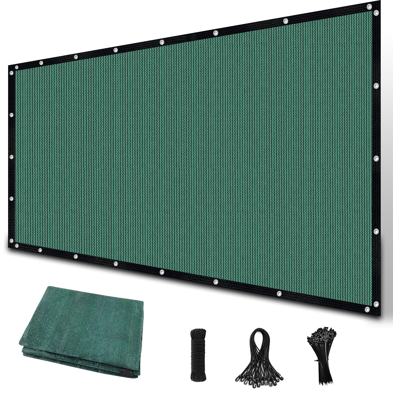 Amagenix 10' x 10' Green Shade Cloth front view