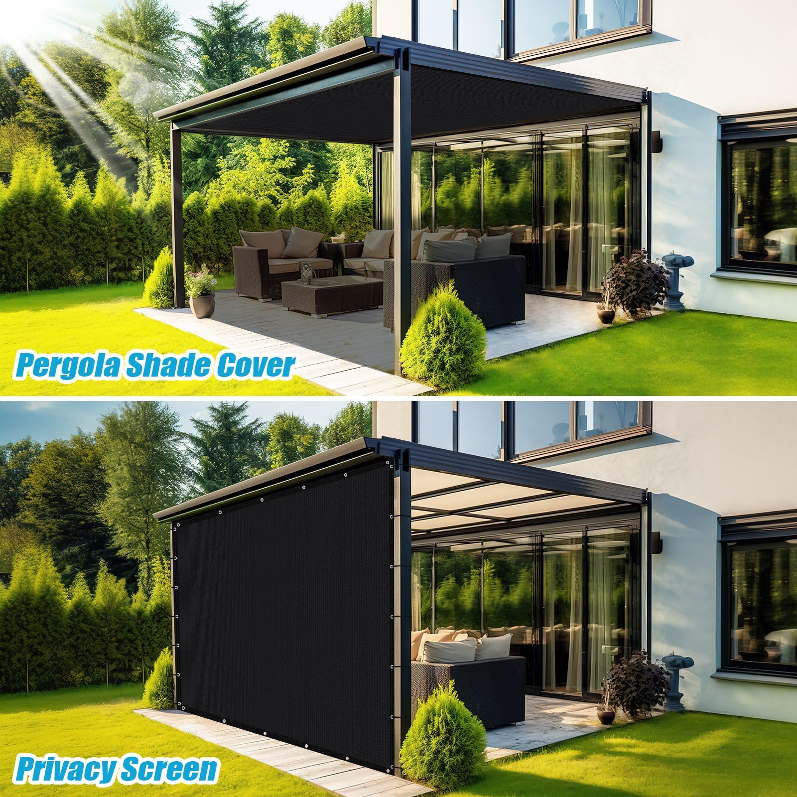 Amagenix shade cloth displaying breathable fabric texture