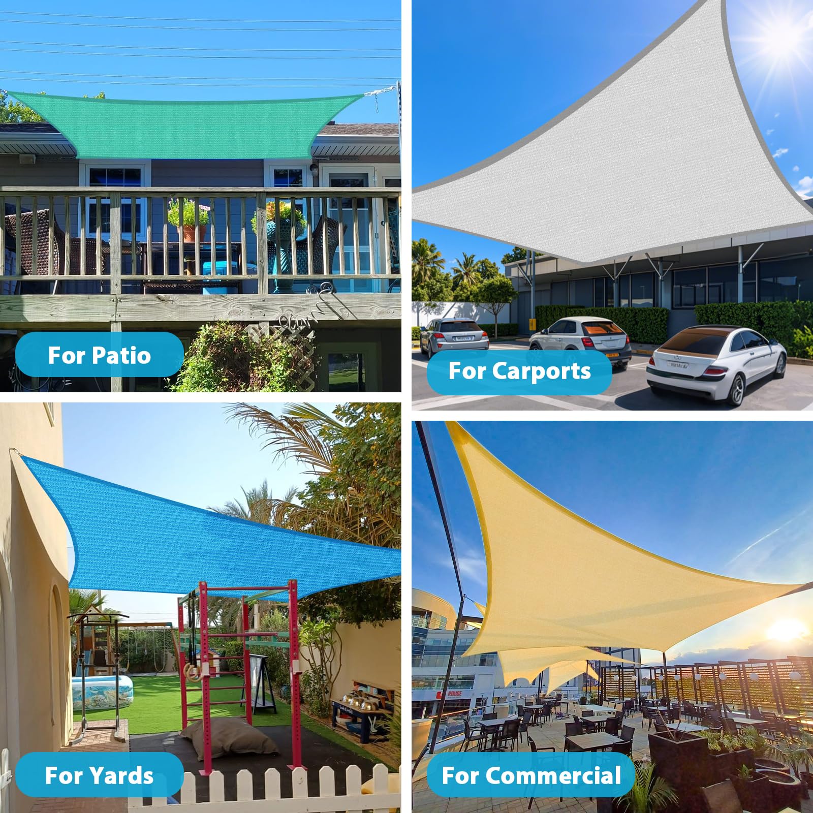 Amagenix shade sail showcasing breathable fabric