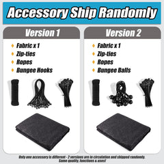 Amagenix Sun Shade Cloth with accessories for installation