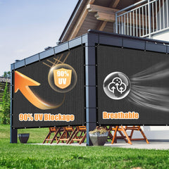 Amagenix sun shade cloth with grommets for easy installation