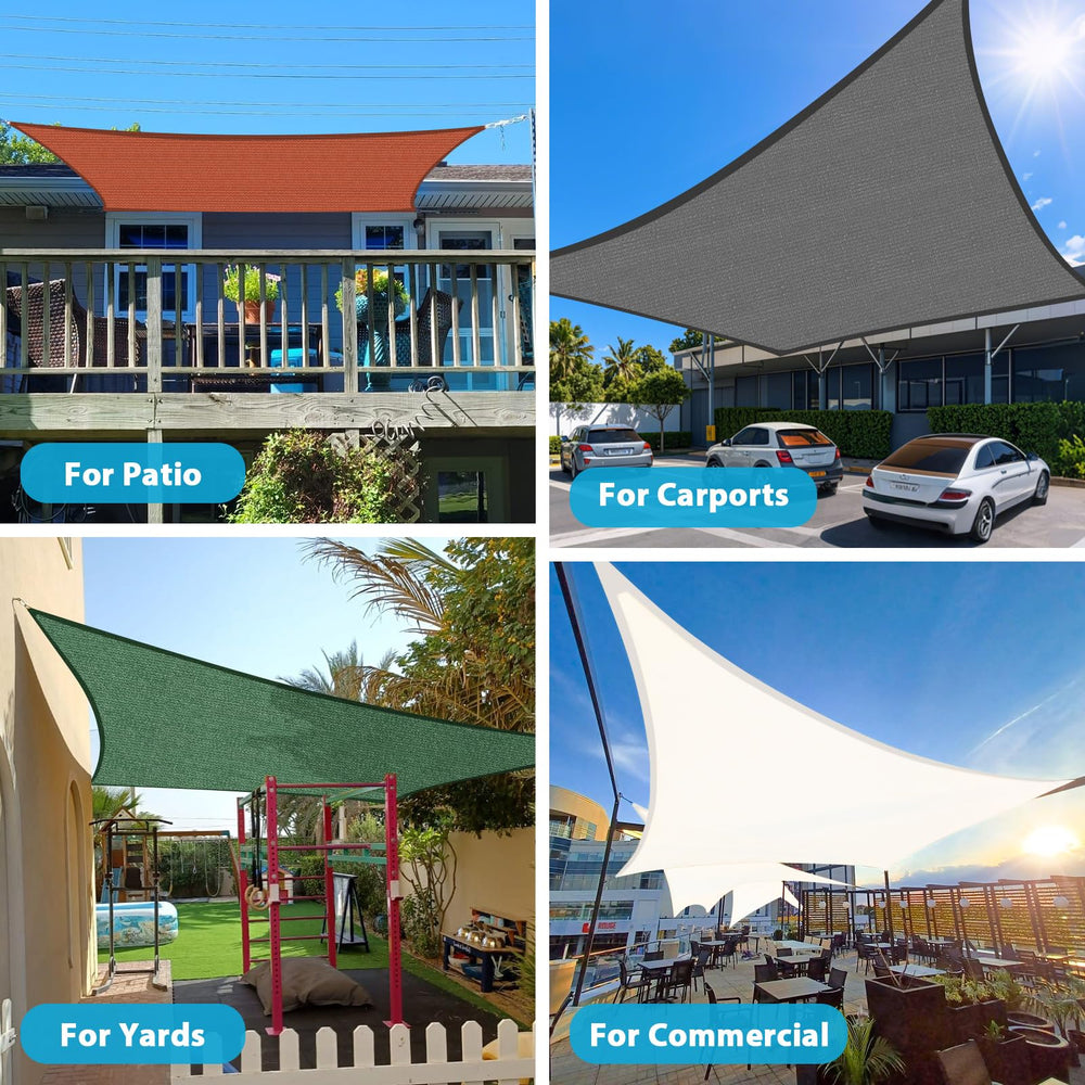 Amagenix Sun Shade Sail dimensions illustration