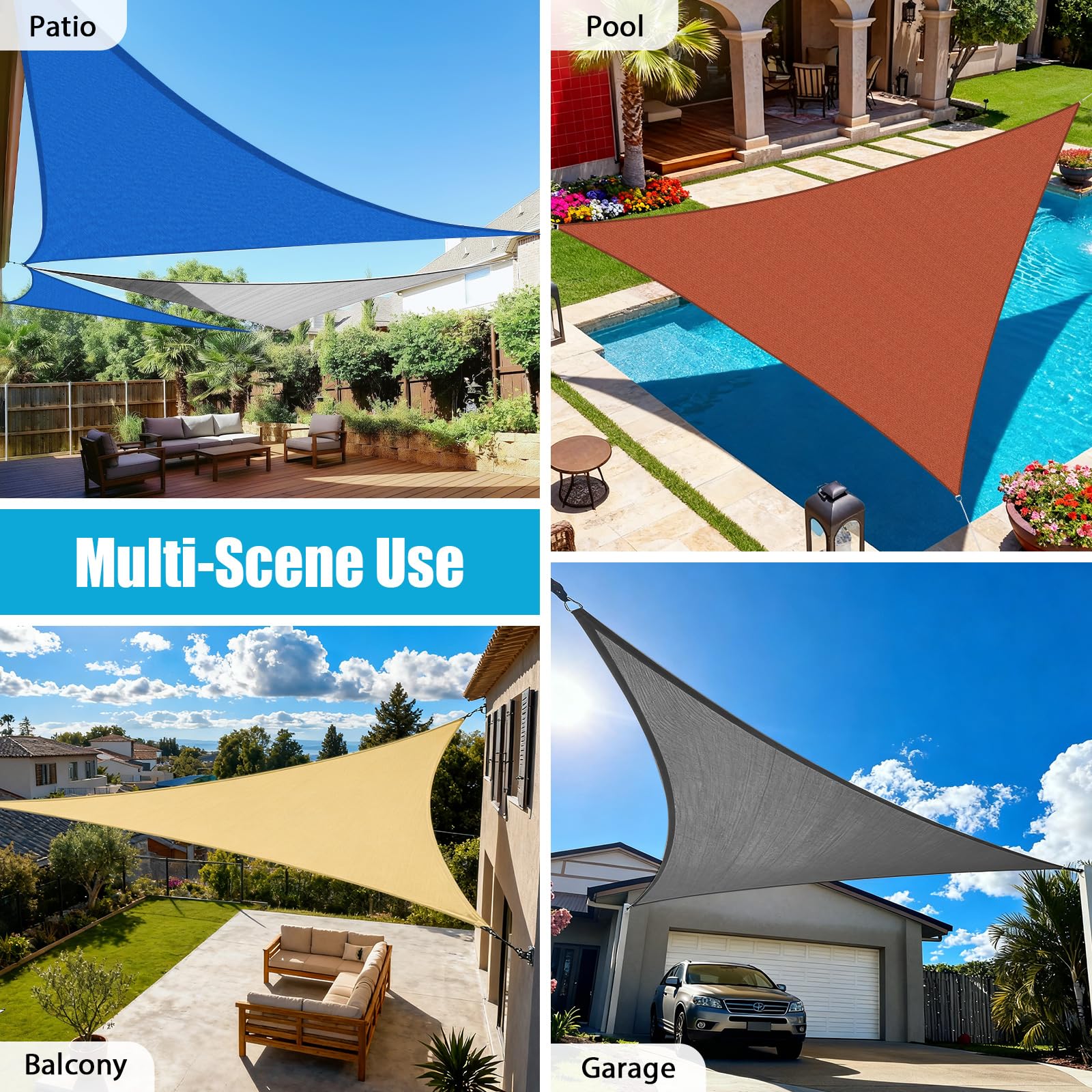 Amagenix Sun Shade Sail in a garden setting