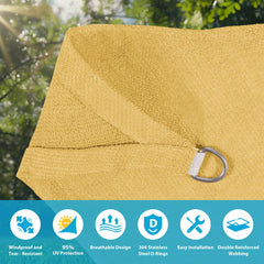 Amagenix Sun Shade Sail installed in a garden setting