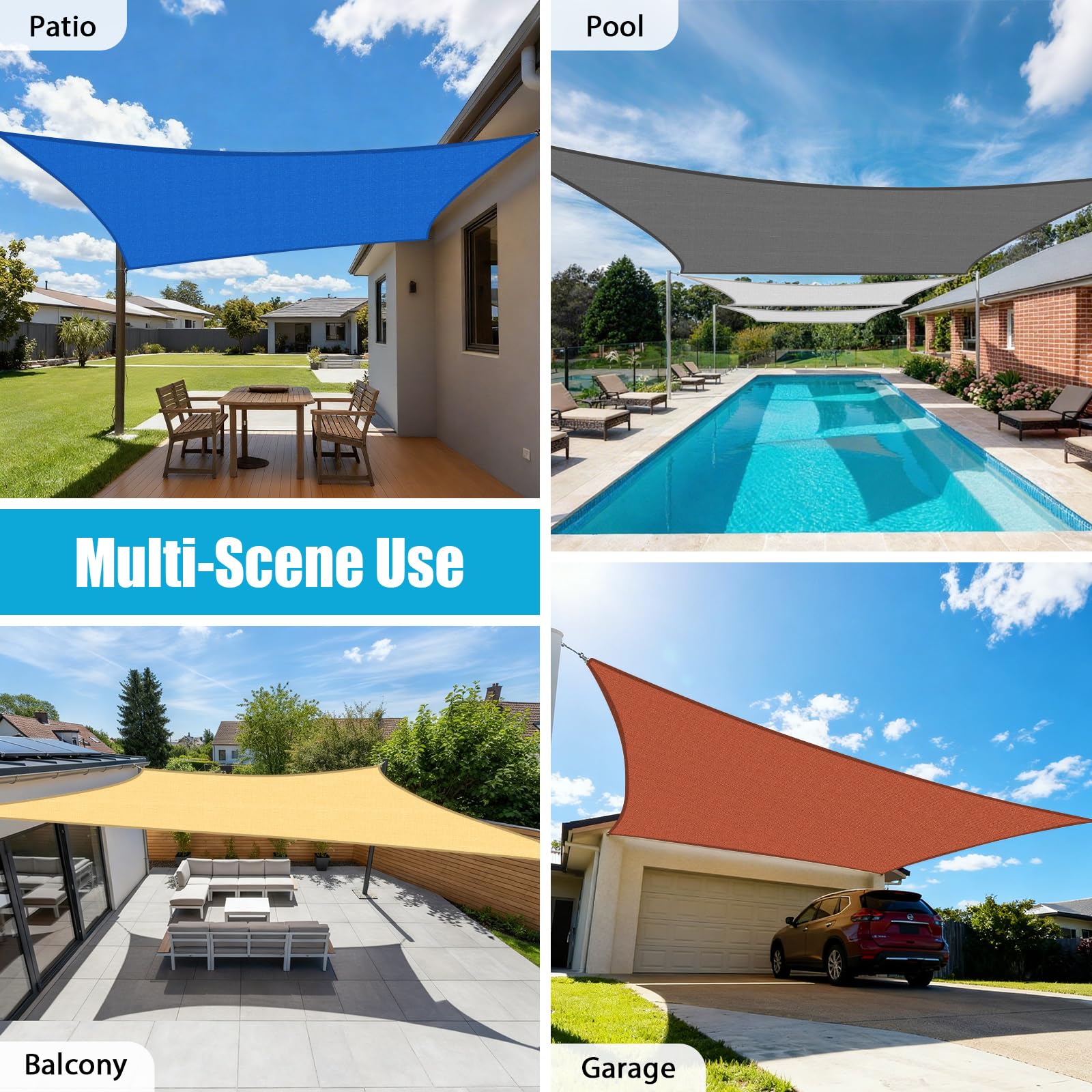 Amagenix sun shade sail packaging details