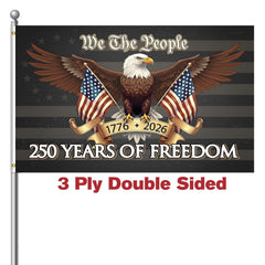 Amazing Flag Kingdom 250th Anniversary USA Flag front view
