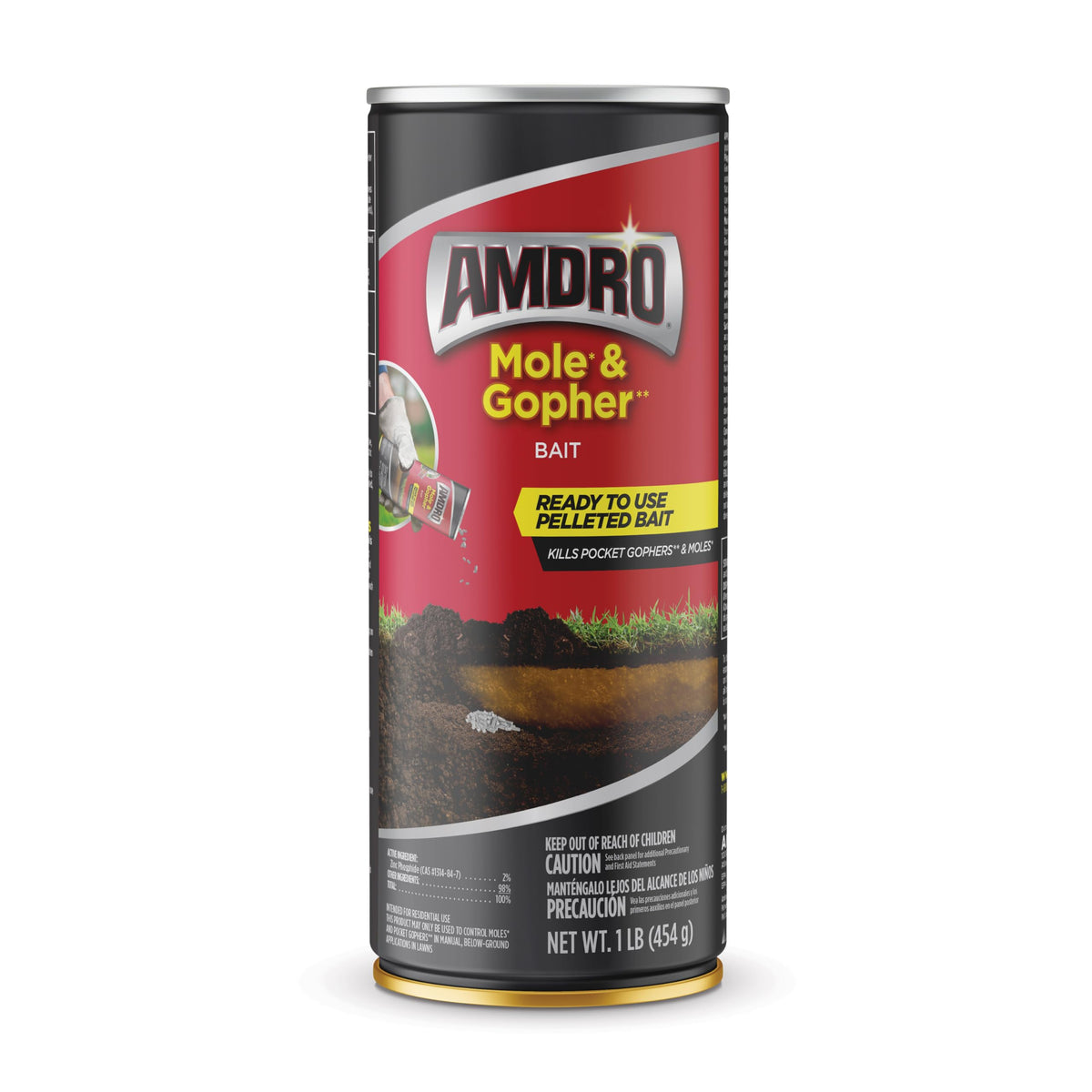 Amdro Gopher & Mole Bait 1 LB package front view