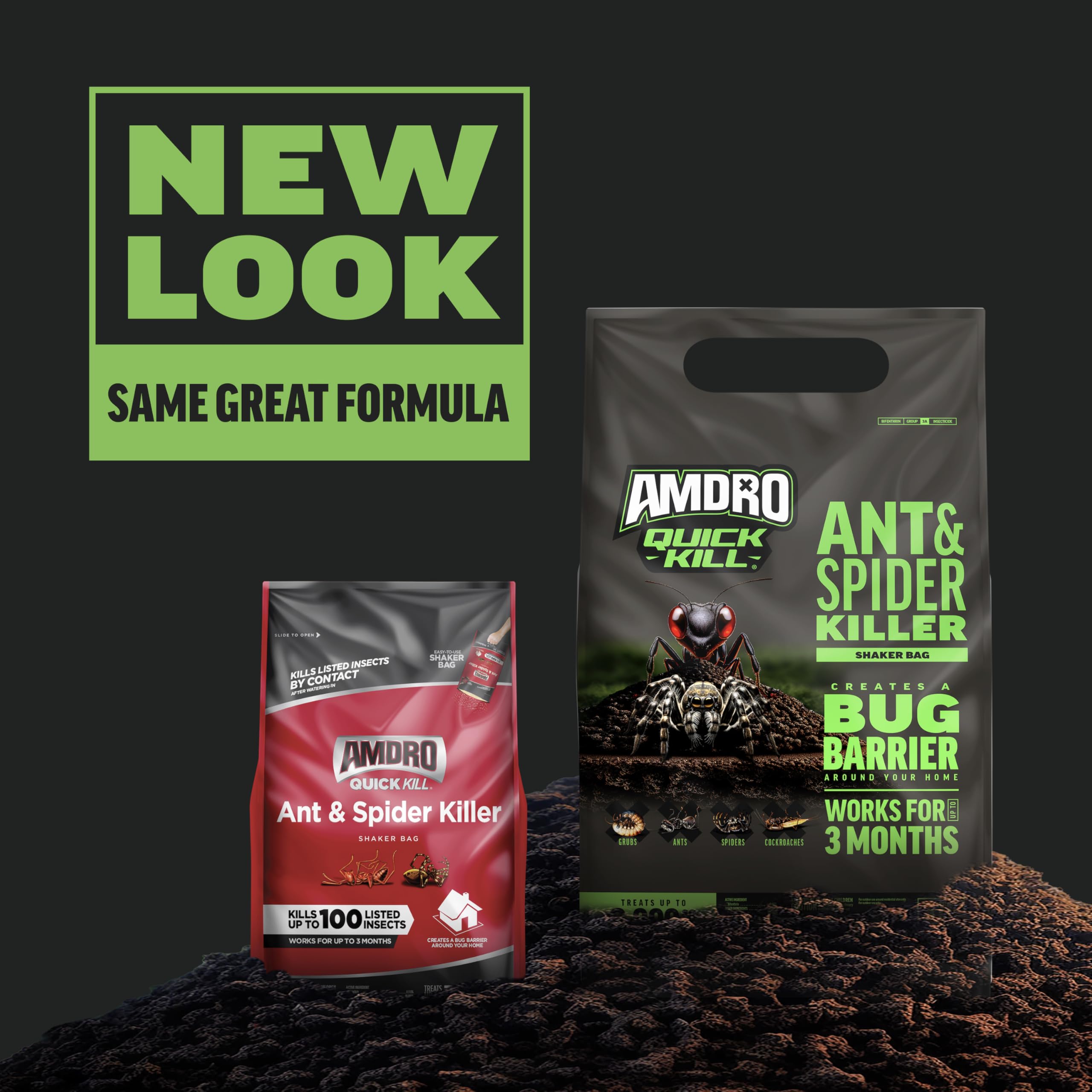 Amdro Quick Kill Ant & Spider Killer granules close-up