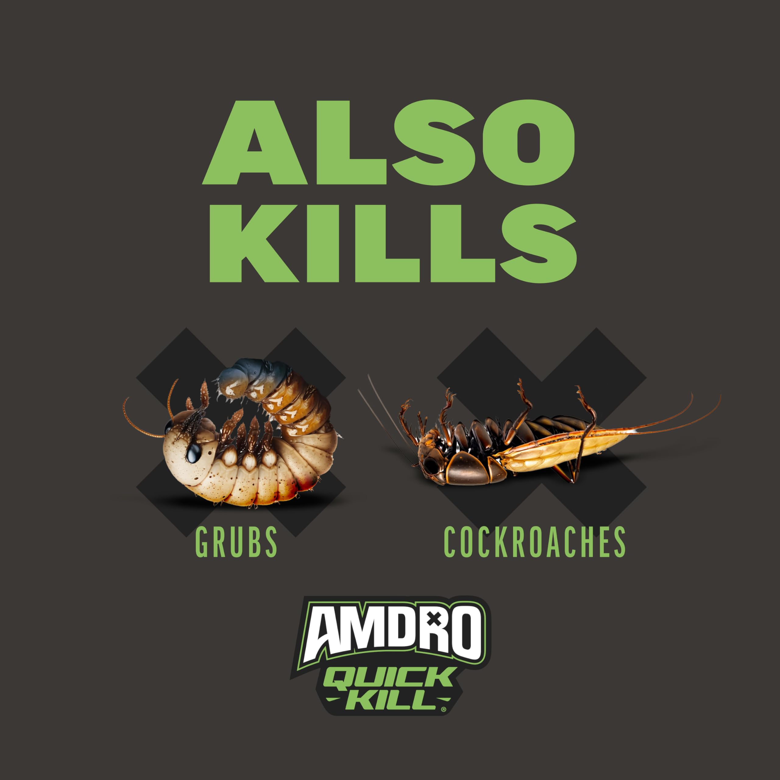 Amdro Quick Kill Ant & Spider Killer in garden setting