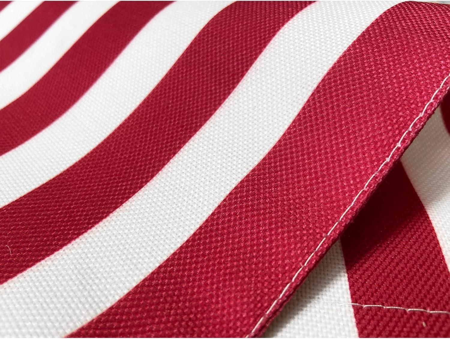 American Flag garden flag displayed on holder