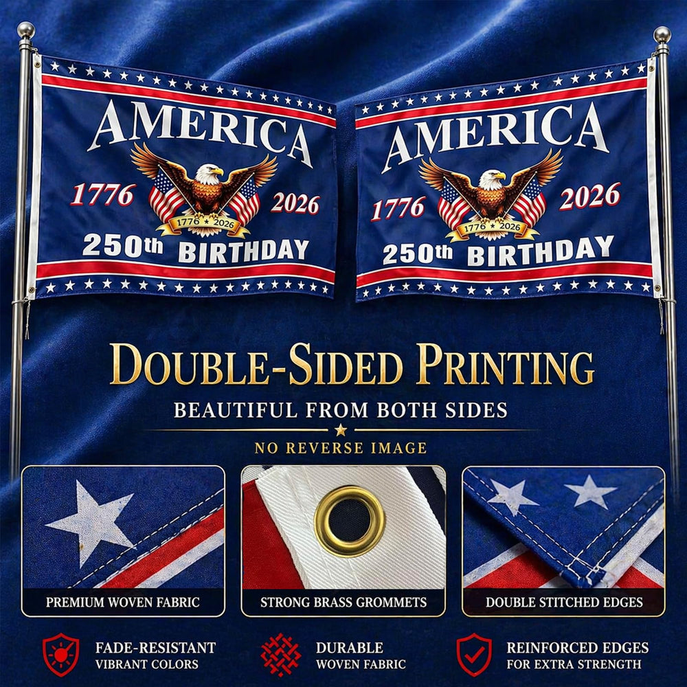 American flag with vibrant colours and clear design