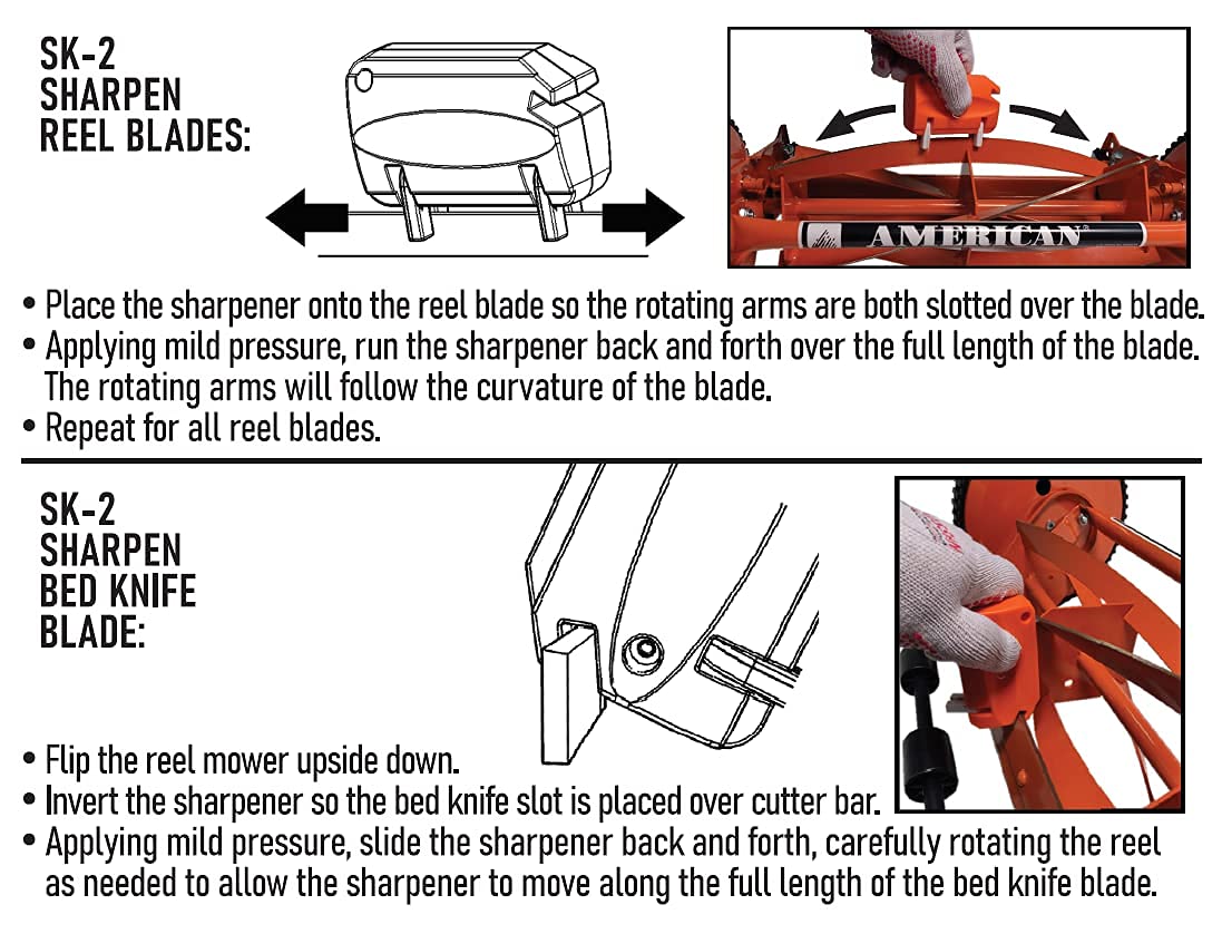 American Lawn Mower SK-2 sharpener packaging details