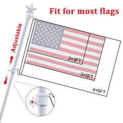 American star flag pole top for outdoor use