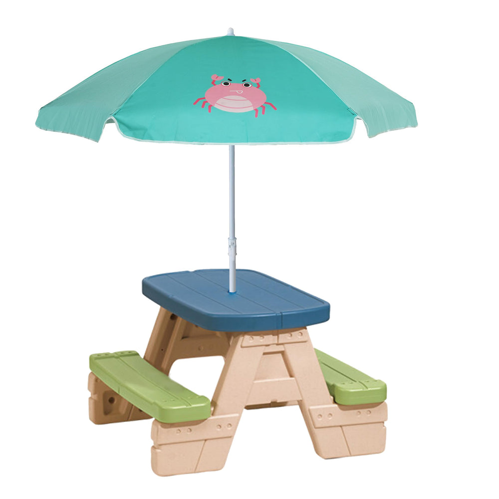 AMMSUN 5ft Beach Umbrella installation process at the beach