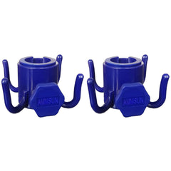 AMMSUN Beach Umbrella Hook 2 Pack, solid blue