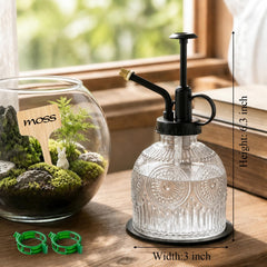 Amolliar Glass Plant Mister Spray Bottle with fine mist sprayer