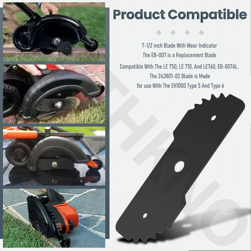 AMTHKNO 7-1/2-inch blade installed on trimmer
