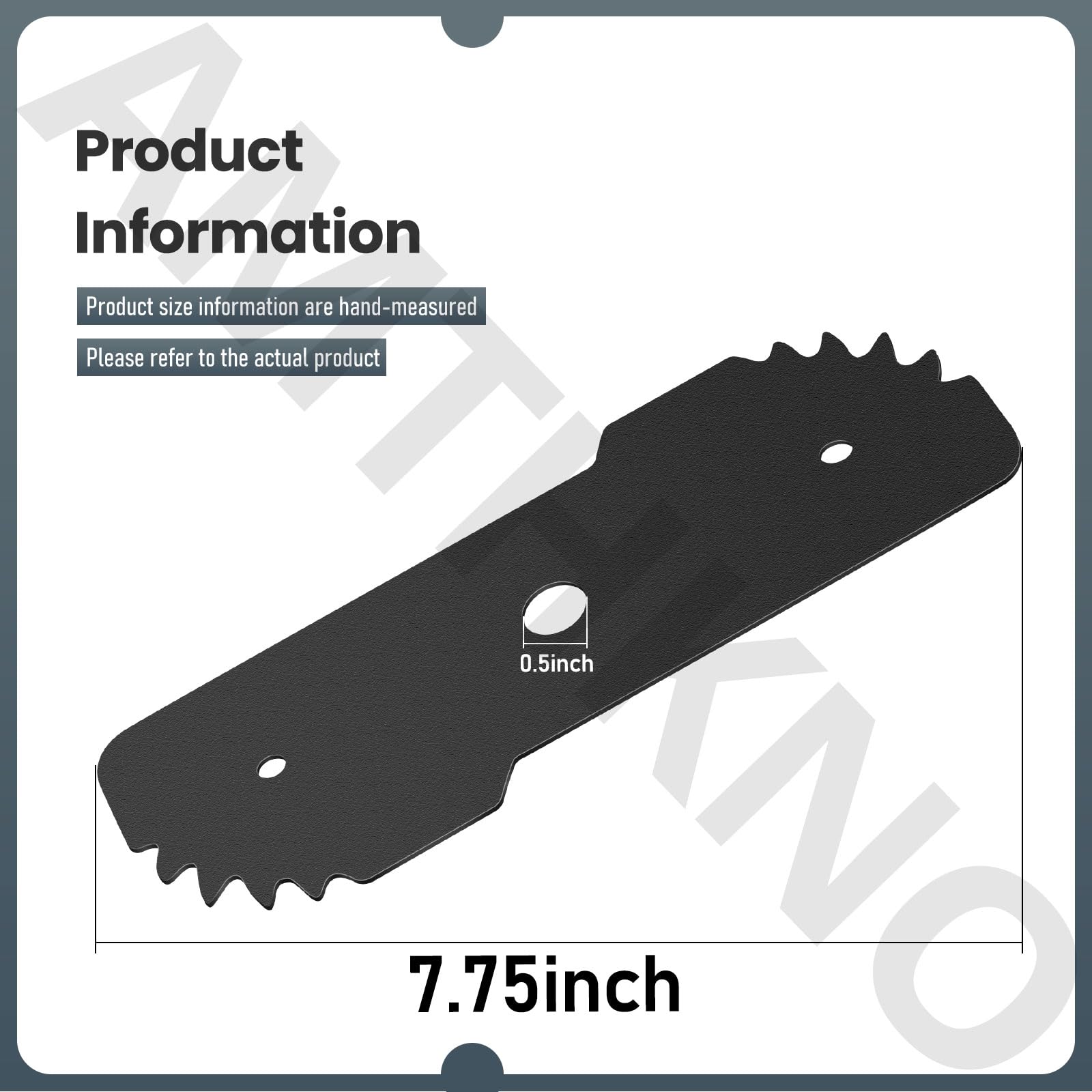 AMTHKNO 7-1/2-inch blade with wear indicator