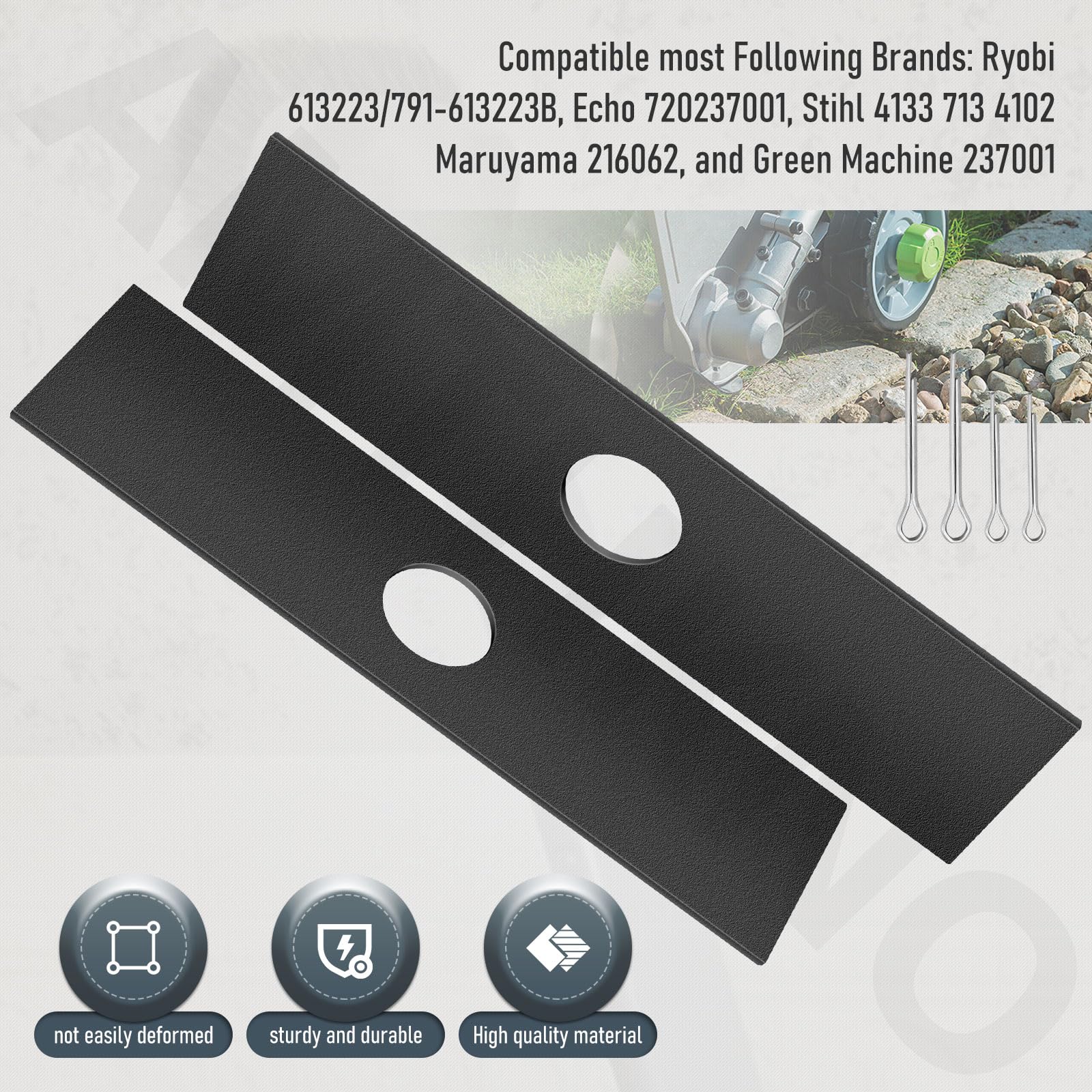 AMTHKNO Edger Blade side view