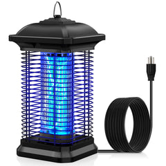 AMUFER Bug Zapper Outdoor 18W front view with black casing