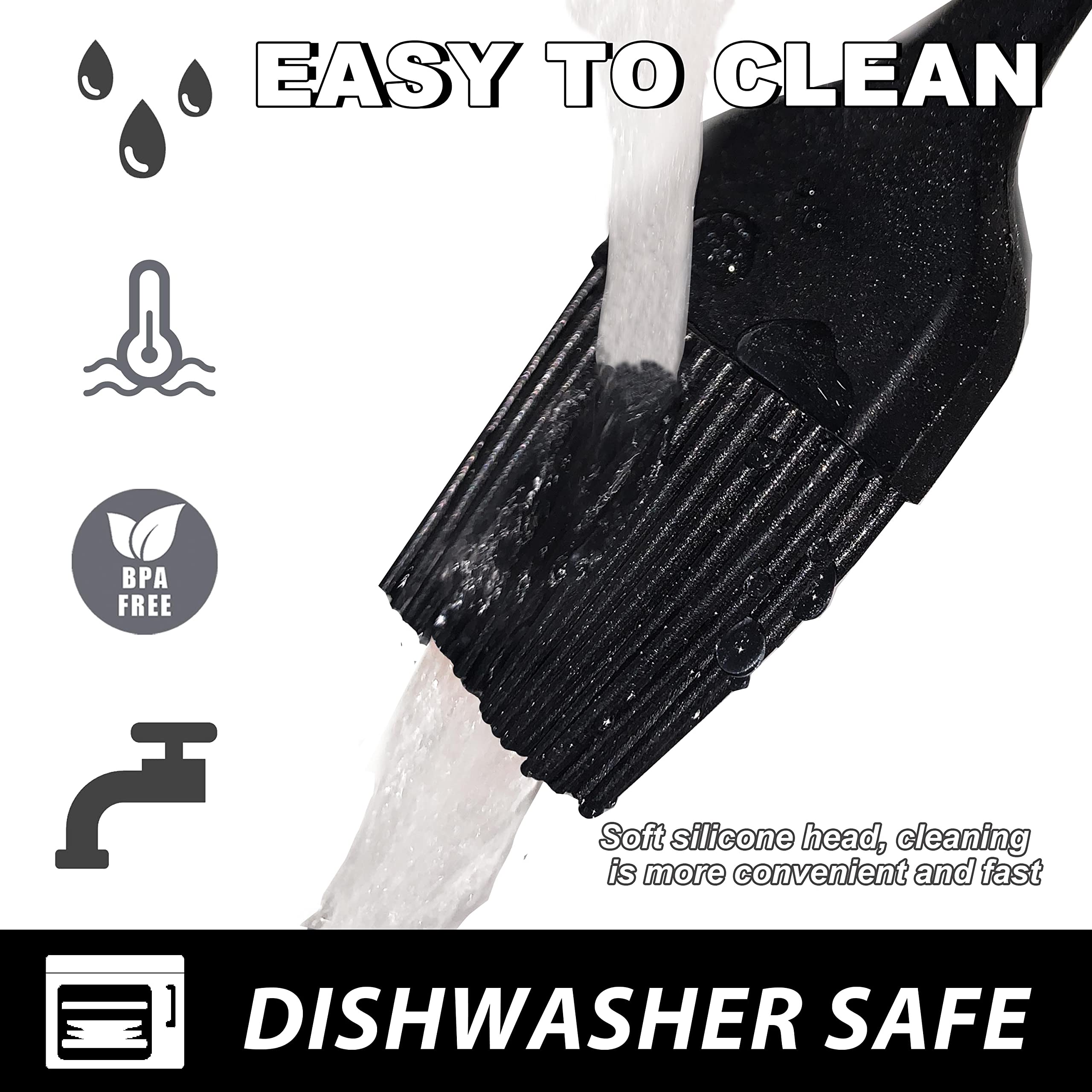 Anaeat basting brushes showing dishwasher safe feature
