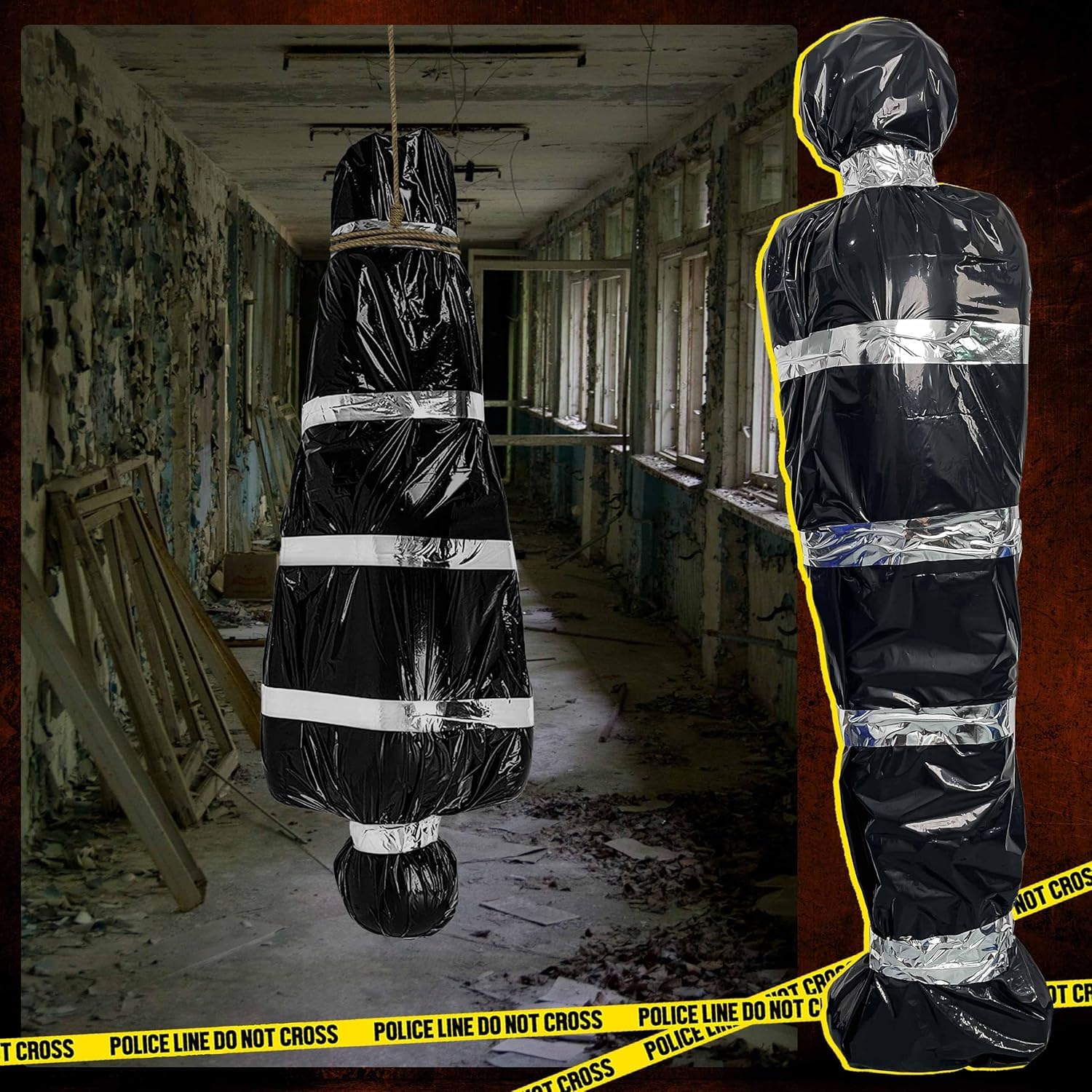 AnanBros inflatable mannequin with metallic tape