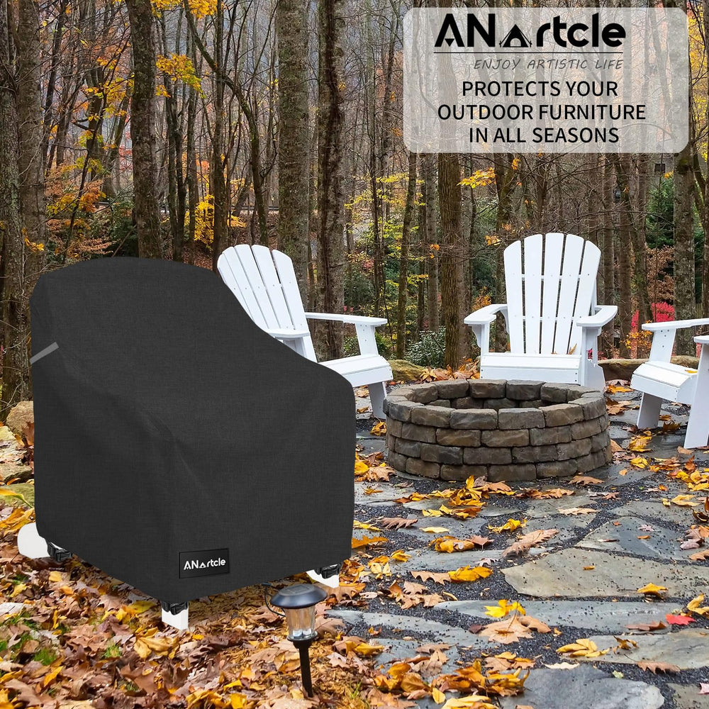ANartcle patio chair cover showing air vents