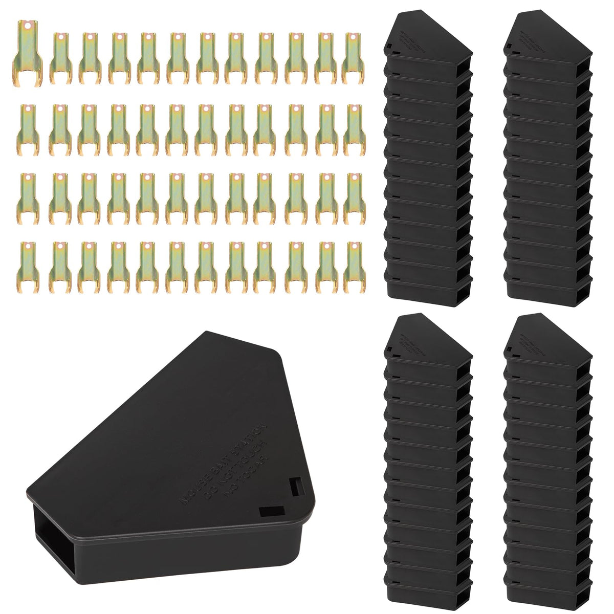 Anblak Mouse Station 48 Pack with keys, black colour