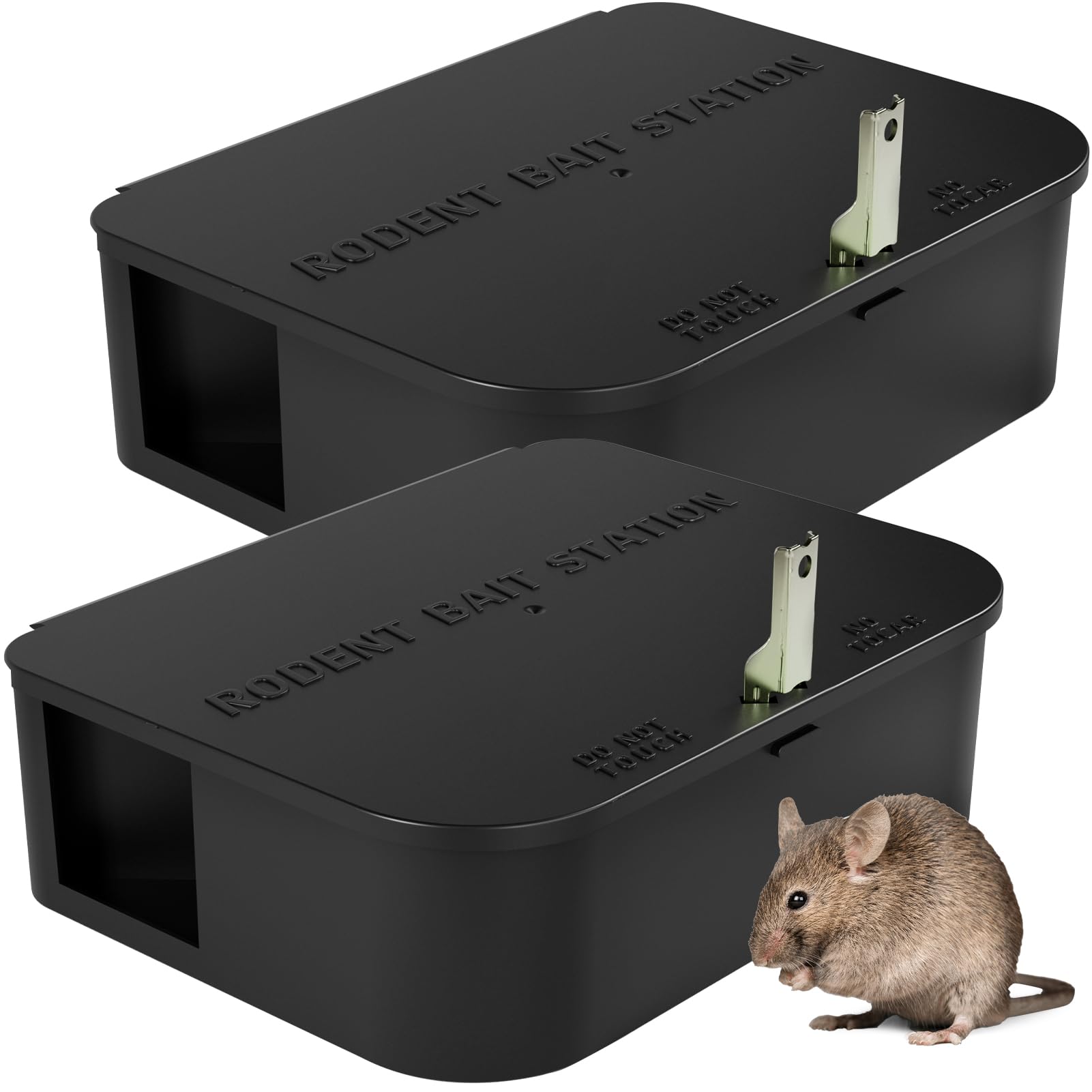 Anblak Rat Station Box black model front view