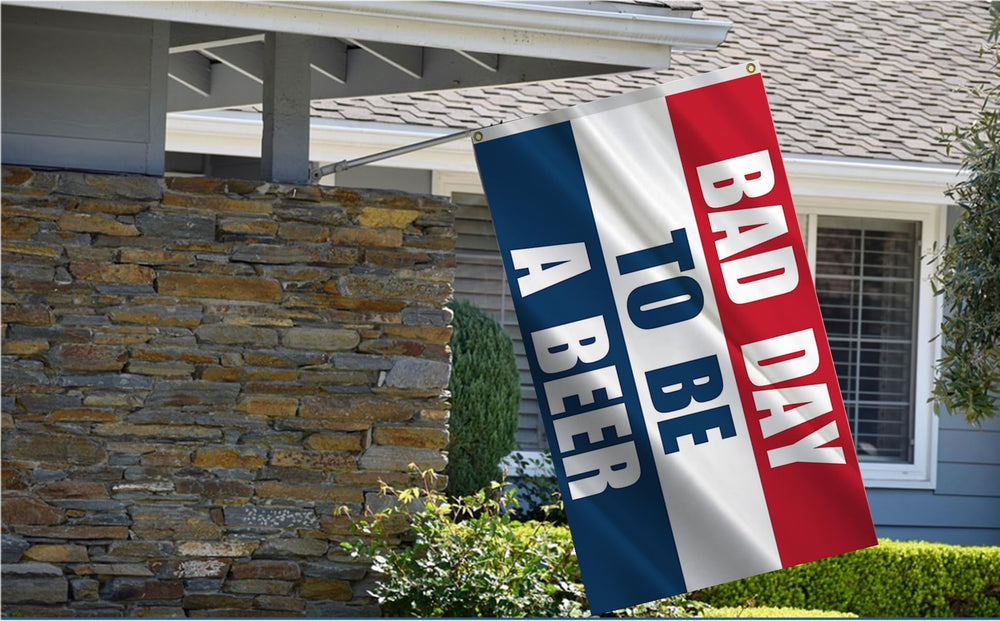 ANCONINE flag with double-stitched edges showing durability