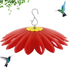 andergi 13.5-inch Flower Rain Guard front view in red